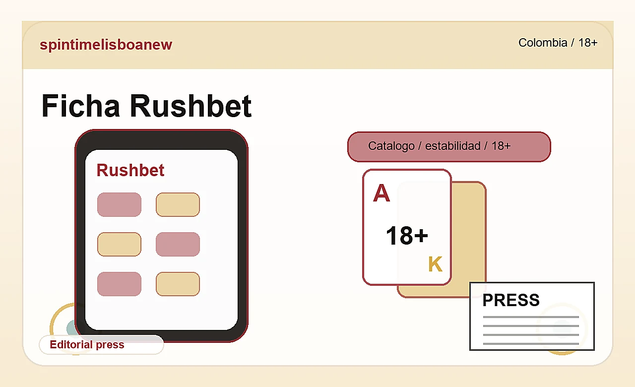 Visual editorial de Rushbet